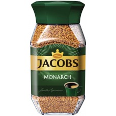Кофе растворимый JACOBS Monarch натуральный, сублимированный, ст/б, 190г, Россия, 190 г