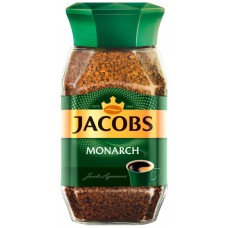 Кофе растворимый JACOBS Monarch натуральный сублимированный, ст/б, 95г, Россия, 95 г