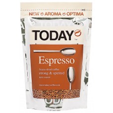 Купить Кофе растворимый TODAY Espresso, ст/б, 150г, Россия, 150 г в Ленте
