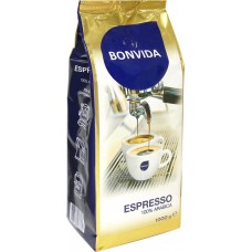 Кофе зерновой BONVIDA Espresso 100% Arabica, 1кг, Нидерланды, 1000 г