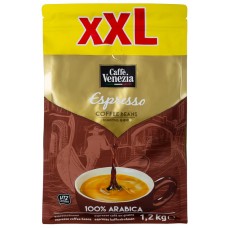 Купить Кофе зерновой CAFFE VENEZIA Espresso натуральный жареный, 1,2кг, Нидерланды, 1200 г в Ленте