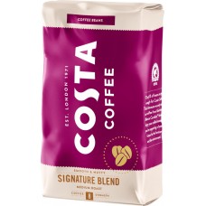 Кофе зерновой COSTA Signature blend средняя обжарка натур. жареный м/у, Великобритания, 1000 г