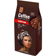 Кофе зерновой DOLCE ALBERO Arabica Americano жареный, 1кг, Нидерланды, 1000 г