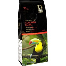 Кофе зерновой DOLCE ALBERO Colombia натуральный жареный, 250г, Нидерланды, 250 г