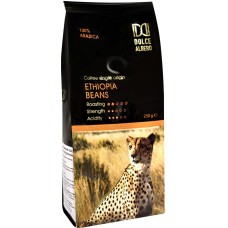 Купить Кофе зерновой DOLCE ALBERO Ethiopia натуральный жареный, 250г, Нидерланды, 250 г в Ленте