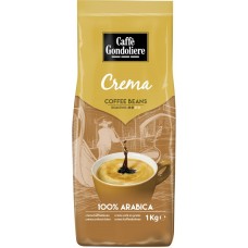 Кофе зерновой GONDOLIERE Crema 100% Арабика натур. жареный м/у, Нидерланды, 1000 г