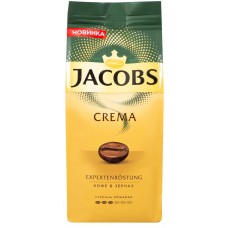 Кофе зерновой JACOBS Crema натуральный средняя обжарка, 230г, Россия, 230 г