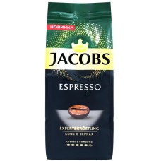 Купить Кофе зерновой JACOBS Espresso натуральный темная обжарка, 230г, Россия, 230 г в Ленте