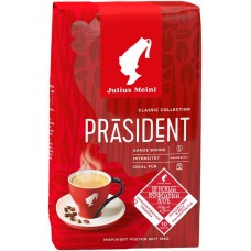 Купить Кофе зерновой JULIUS MEINL Prasident натуральный жареный, 500г, Италия, 500 г в Ленте