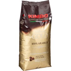 Кофе зерновой KIMBO Gold Arabica натуральный жареный, 1кг, Италия, 1000 г