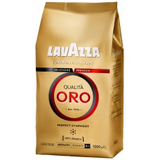 Кофе зерновой LAVAZZA Qualita Oro натуральный жареный, 1кг, Италия, 1 кг