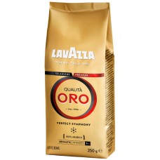 Кофе зерновой LAVAZZA Qualita ORO натуральный жареный, 250г, Италия, 250 г
