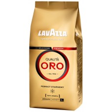 Кофе зерновой LAVAZZA Qualita Oro натуральный жареный, 500г, Италия, 500 г