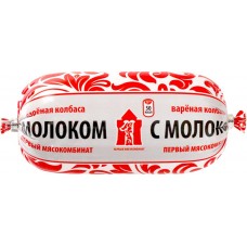 Колбаса вареная МК ПЕРВЫЙ с молоком, 500г, Россия, 500 г