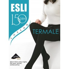 Колготки женские ESLI Termale 150 den, Nero 5-XL, Беларусь