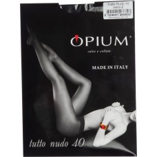 Колготки женские OPIUM Tutto Nudo 40den nero 2, Италия
