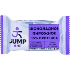 Купить Конфета орехово-фруктовая JUMP One со вкусом шоколадное пирожное, 30г, Россия, 30 г в Ленте