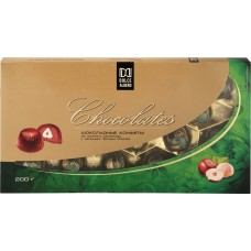 Купить Конфеты DOLCE ALBERO из темного шоколада с цельным лесным орехом, 200г, Россия, 200 г в Ленте
