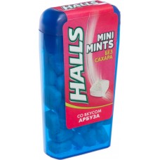 Конфеты HALLS Mini Mints со вкусом арбуза, 12,5г, Турция, 12,5 г