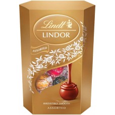 Конфеты LINDT Lindor Ассорти из молочного шоколада, 200г, Италия, 200 г