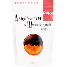 Конфеты PUPO Апельсин в глазури, 200г, Россия, 200 г