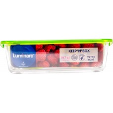 Контейнер для продуктов LUMINARC Keepnbox 1970мл прямоугольный, стекло И6111/P4519/P5516, ОАЭ