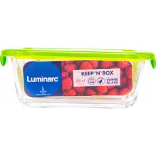 Контейнер для продуктов LUMINARC Keepnbox 380мл прямоугольный, стекло И5725/P4522/P5519, ОАЭ