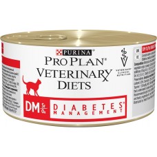 Купить Корм консервированный для взрослых кошек PURINA PRO PLAN Veterinary Diets DM St/Ox Говядина, при диабете, 195г, Россия, 195 г в Ленте
