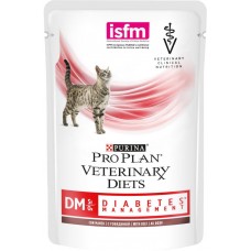Купить Корм консервированный для взрослых кошек PURINA PRO PLAN Veterinary Diets DM St/Ox Говядина, при диабете, 85г, Россия, 85 г в Ленте