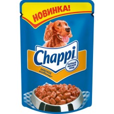 Корм консервированный для взрослых собак CHAPPI Сытный мясной обед мясное изобилие, 100г, Россия, 100 г