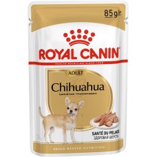 Купить Корм консервированный для взрослых собак ROYAL CANIN Adult Chihuahua старше 8 месяцев, паштет, для чихуахуа, 85г, Россия, 85 г в Ленте