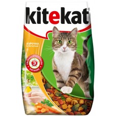 Купить Корм сухой для кошек KITEKAT Аппетитная курочка, 800г, Россия, 800 г в Ленте