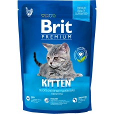 Купить Корм сухой для котят BRIT Premium Cat Kitten полнорационный, 800г, Чехия, 800 г в Ленте