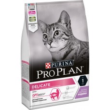 Корм сухой для взрослых кошек PURINA PRO PLAN Adult Индейка, при чувствительном пищеварении или с особыми предпочтениями в еде, 3кг, Россия, 3 кг