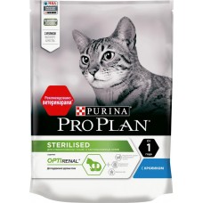 Корм сухой для взрослых кошек PURINA PRO PLAN Sterilised с кроликом, от 1 года, для стерилизованных и кастрированных, 200г, Россия, 200 г