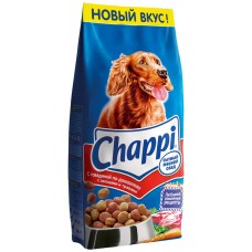 Купить Корм сухой для взрослых собак CHAPPI Сытный мясной обед с говядиной, для всех пород, 15кг, Россия, 15 кг в Ленте