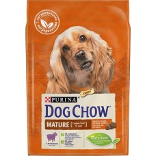 Купить Корм сухой для взрослых собак PURINA DOG CHOW Mature с ягненком, старше 5 лет, 2,5кг, Россия, 2,5 кг в Ленте