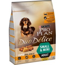 Корм сухой для взрослых собак PURINA PRO PLAN Duo Delice Курица, для мелких и карликовых пород, 2,5кг, Россия, 2,5 кг
