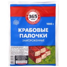 Крабовые палочки 365 ДНЕЙ (имитация), 1кг, Россия, 1000 г