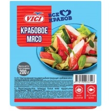 Крабовое мясо VICI, 200г, Россия, 200 г