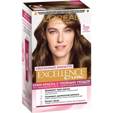 Купить Краска для волос EXCELLENCE 5.00 Светло-каштановый, 176мл, Бельгия, 176 мл в Ленте