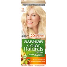 Краска для волос GARNIER Color Naturals 10 Белое солнце, с 3 маслами, 110мл, Польша, 110 мл