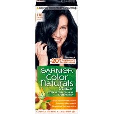 Купить Краска для волос GARNIER Color Naturals 1.10 Холодный черный, 110мл, Россия, 110 мл в Ленте