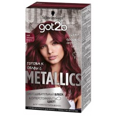 Купить Краска для волос GOT2B Metallics 68 Темный рубин, 142.5мл, Словения, 142,5 мл в Ленте