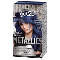 Краска для волос GOT2B Metallics M67 Сапфировый синий, 142.5мл, Словения, 142,5 мл