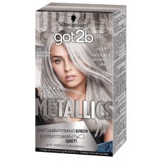 Купить Краска для волос GOT2B Metallics M71 Серебристый металлик, 142.5мл, Словения, 142,5 мл в Ленте