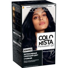 Купить Краска для волос L'OREAL Colorista Permanent Gel Ультра Черный, 269мл, Бельгия, 269 мл в Ленте