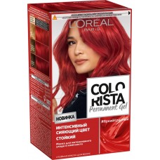 Краска для волос L'OREAL Colorista Permanent Gel Яркий красный, 269мл, Бельгия, 269 мл