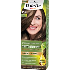 Краска для волос PALETTE Фитолиния 500 Темно-русый, 110мл, Россия, 110 мл