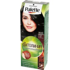 Купить Краска для волос PALETTE Фитолиния 900 Черный, 110мл, Россия, 110 мл в Ленте